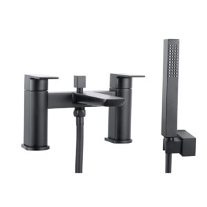 Elijah Trero Matt Black Bath/Shower Mixer Tap