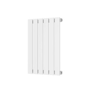 Elijah Chet 410x600mm Single Matt White Horizontal Radiator