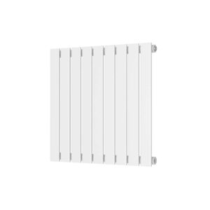 Elijah Chet 750x600mm Single Matt White Horizontal Radiator