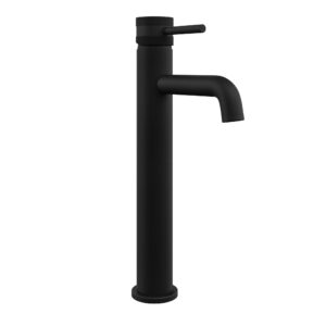 Elijah Form Black Hi-Rise Basin Mixer