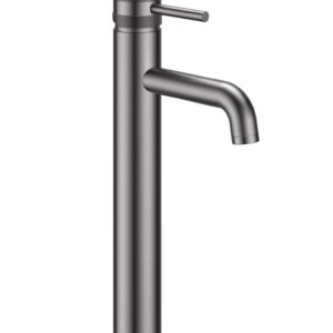 Elijah Form Gunmetal Hi-Rise Basin Mixer