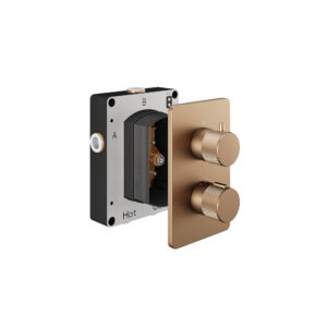 Brushed Bronze 1 Outlet Shower Valve