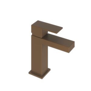 AquaSan Energy Brushed Bronze Basin Mixer