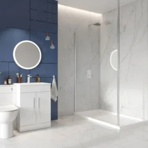 EDH38 700mm Chrome Wetroom Shower Panel