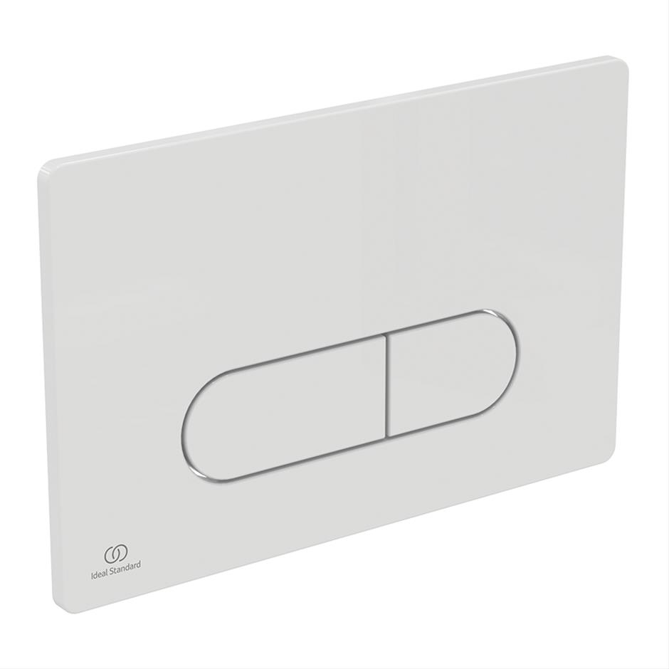 Ideal Standard Oleas M1 White Mechanical Flush Plate