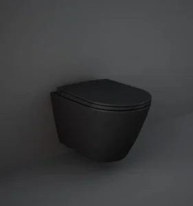 RAK Ceramics Feeling Matt Black Wall Hung Toilet