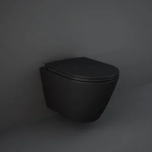 RAK Ceramics Feeling Matt Black Wall Hung Toilet