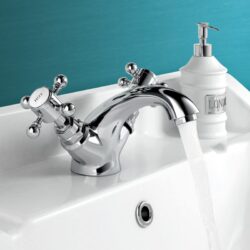 Trisen Formby Traditional Chrome Basin Mixer Tap