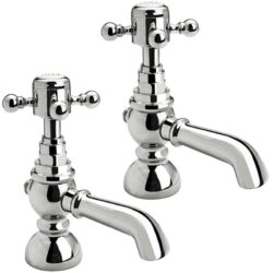 Trisen Formby Chrome Basin Pillar Taps