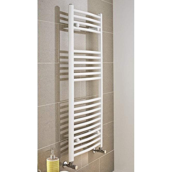 Kartell K-Rail 600x1000mm White Gloss Straight Towel Radiator