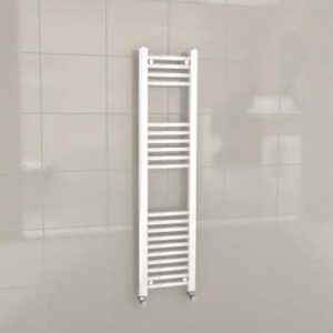 Kartell K-Rail 600x1200mm White Gloss Straight Towel Radiator