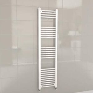 Kartell K-Rail 600x1600mm White Gloss Straight Towel Radiator
