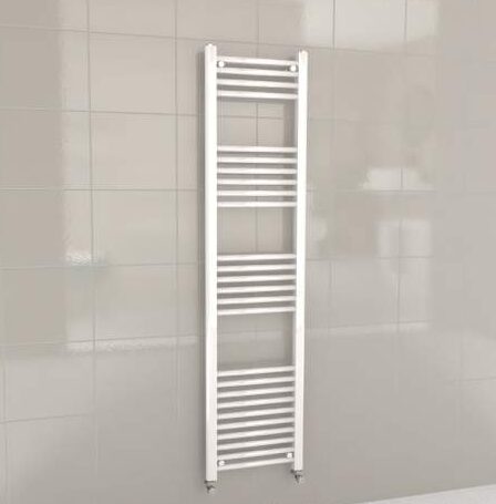 Kartell K-Rail 600x1600mm White Gloss Straight Towel Radiator