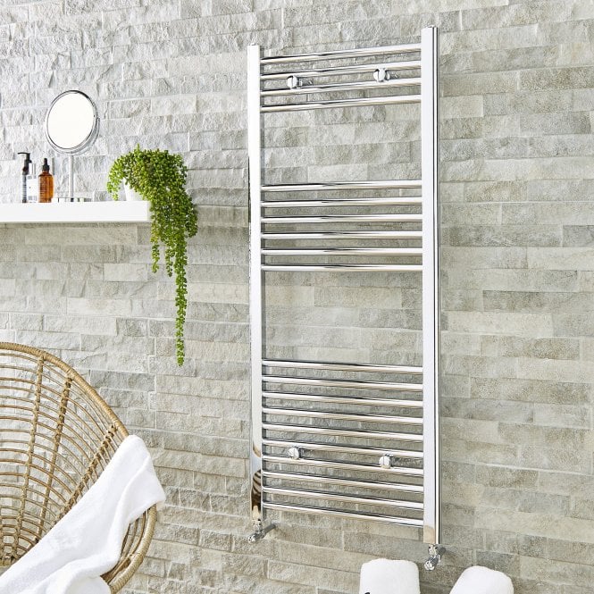 Kartell K-Rail 600x1600mm Chrome Straight Towel Radiator