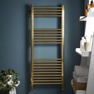 Kartell K-Rail 500x1200mm Brushed Brass Straight Towel Radiator