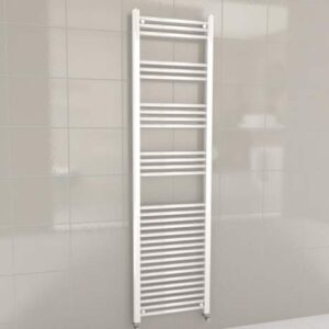 Kartell K-Rail 600x1800mm White Gloss Straight Towel Radiator