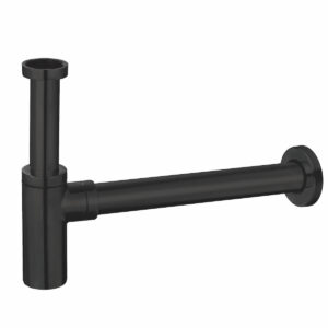 Elijah Form Matt Black 1 1/4" Bottle Trap