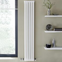 Kartell Aspen Double Panel 1800x300mm White Vertical Radiator