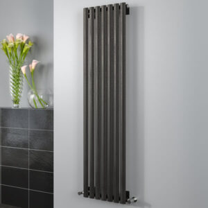 Kartell Aspen Single Panel 1600x420mm Matt Anthracite Vertical Radiator