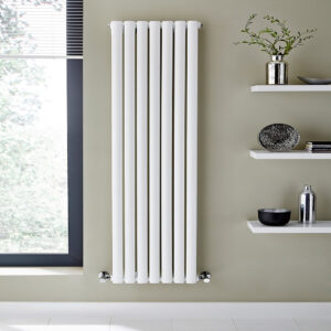 Kartell Aspen Single Panel 1600x420mm White Vertical Radiator