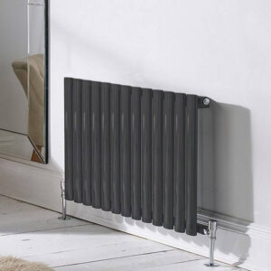 Kartell Aspen Single Panel 600x1440mm Matt Anthracite Horizontal Radiator