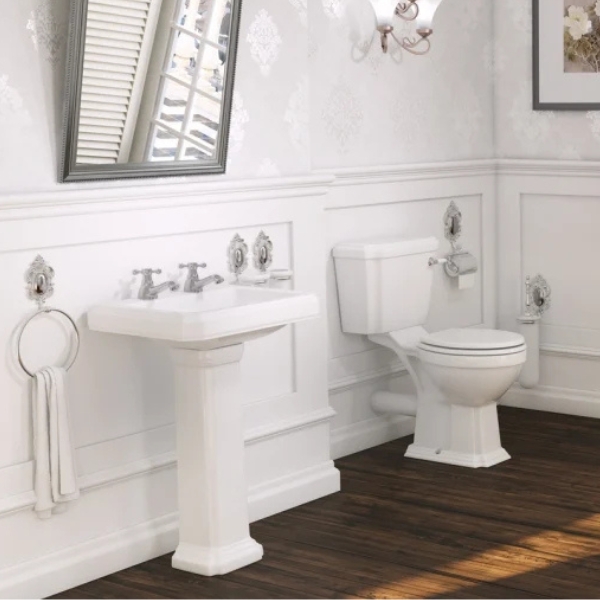Kartell Astley 600mm Basin & Semi Pedestal