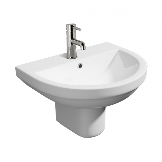 Kartell Bijoux 550mm Basin & Semi Pedestal