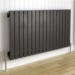 Kartell Boston Single Panel 600x1470mm Matt Anthracite Horizontal Radiator