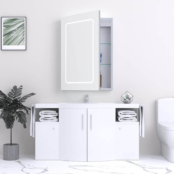 Kartell Fine 700x500mm LED Mirror Cabinet