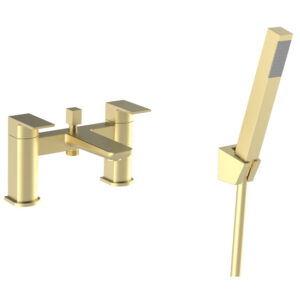 Kartell Kolt Brushed Brass Bath/Shower Mixer Tap