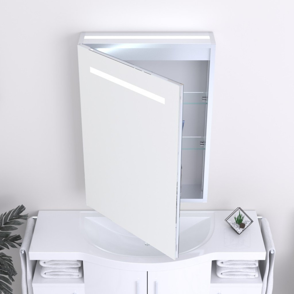 Kartell Prism 700x500mm LED Mirror Cabinet