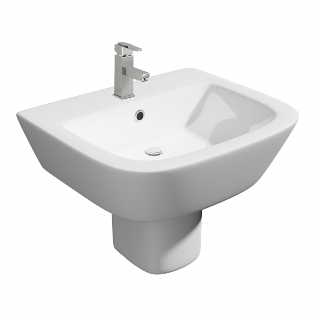 Kartell Project Round 530mm Basin & Semi Pedestal