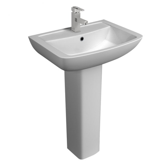 Kartell Pure 550mm Basin & Full Pedestal