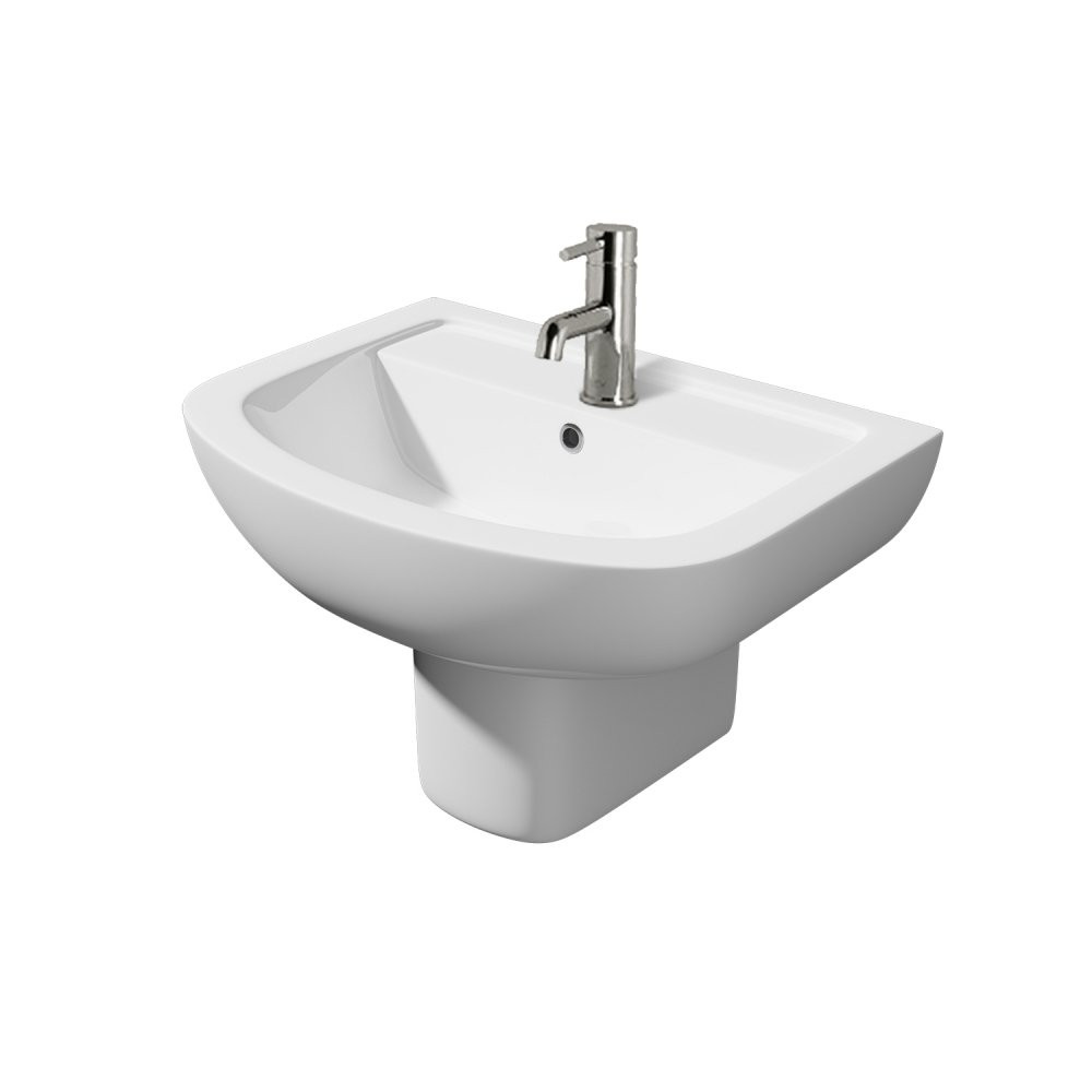 Kartell Studio 600mm Basin & Semi Pedestal