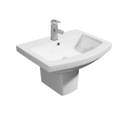 Kartell Trim 550mm Basin & Semi Pedestal