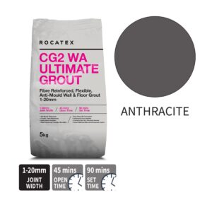 Abacus Rocatex CG2 WA Ultimate Grout 5KG - Anthracite