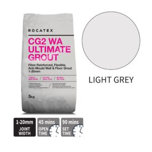 Abacus Rocatex CG2 WA Ultimate Grout 5KG - Light Grey