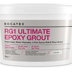 Abacus Rocatex RG1 Waterproof Ultimate Epoxy Grout 2KG - Cement Grey