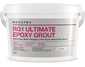 Abacus Rocatex RG1 Waterproof Ultimate Epoxy Grout 2KG - Cement Grey