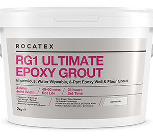 Abacus Rocatex RG1 Waterproof Ultimate Epoxy Grout 2KG - Cement Grey