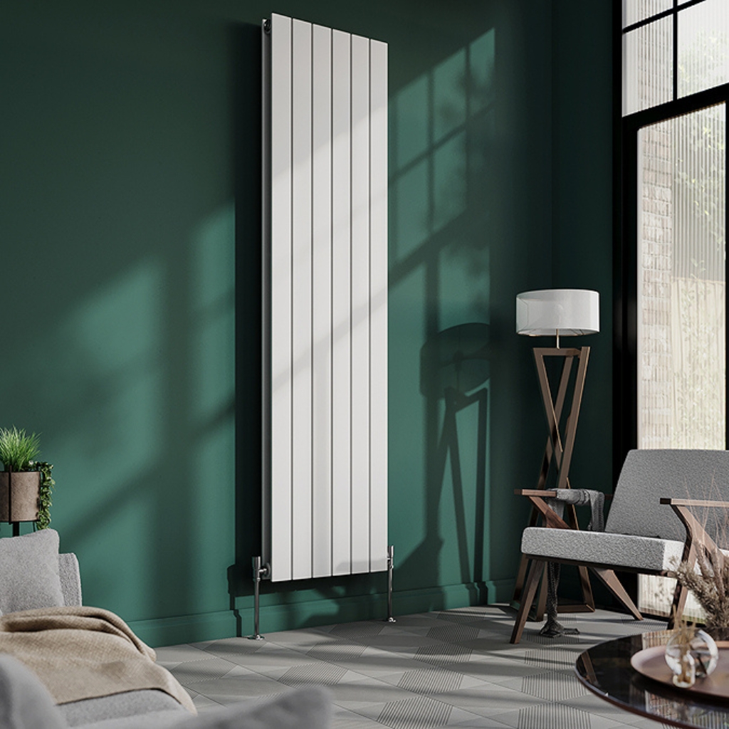 Kartell Boston Double Panel 1800x550mm White Vertical Radiator