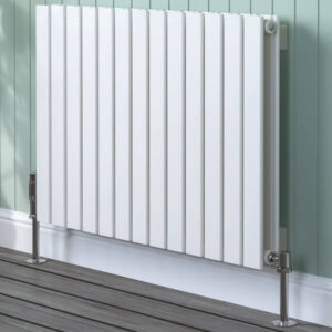 Kartell Boston Double Panel 600x1470mm White Horizontal Radiator