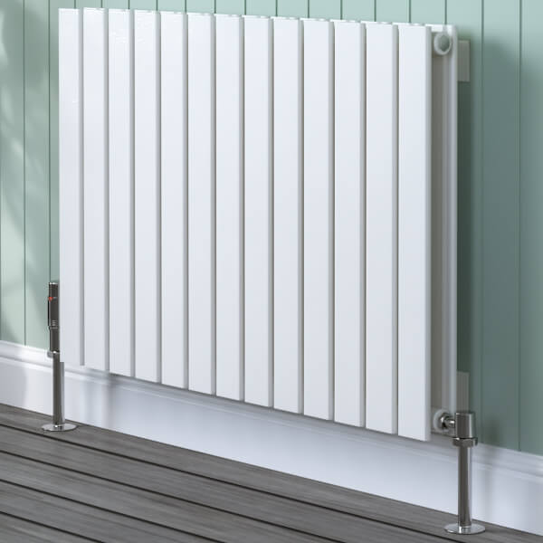 Kartell Boston Double Panel 600x1470mm White Horizontal Radiator