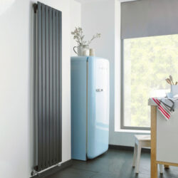 Kartell Boston Single Panel 1800x550mm Anthracite Vertical Radiator