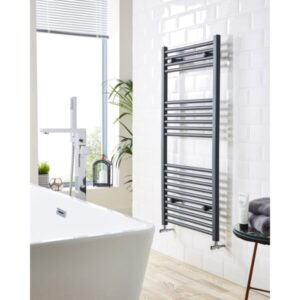 Kartell K-Rail 600x1600mm Textured Grey Towel Radiator