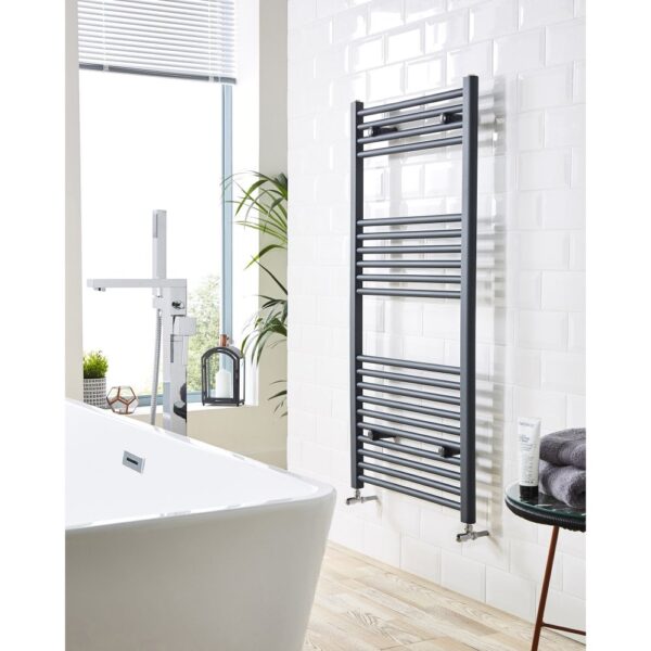 Kartell K-Rail 600x1600mm Textured Grey Towel Radiator