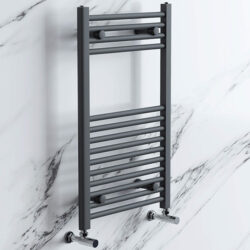 Kartell K-Rail 400x800mm Textured Grey Towel Radiator