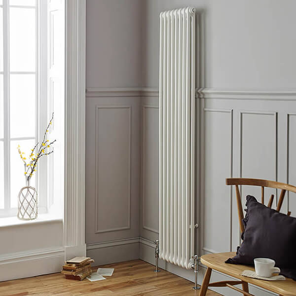 Kartell Laser Klassic 3 Column 1800x515mm White Vertical Radiator