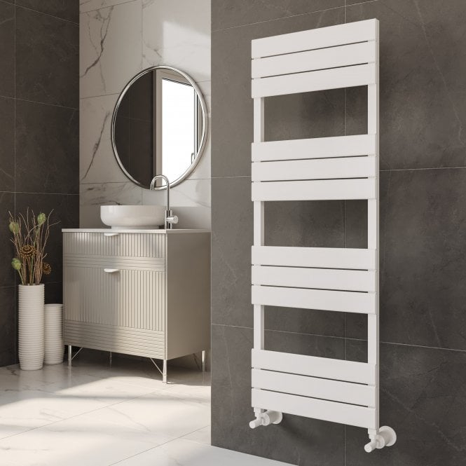 Kartell Maple 500x1390mm Textured White Designer Towel Radiator