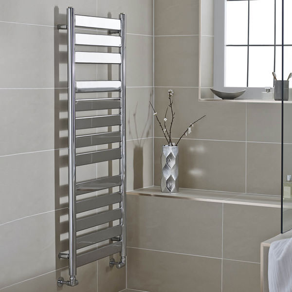 Kartell Newark 500x1306mm Chrome Designer Towel Radiator